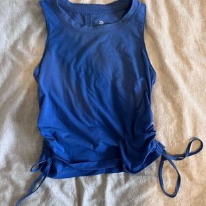 Blue Sleeveless Women's Top